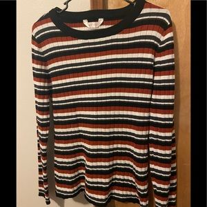 Black And Red Sweater